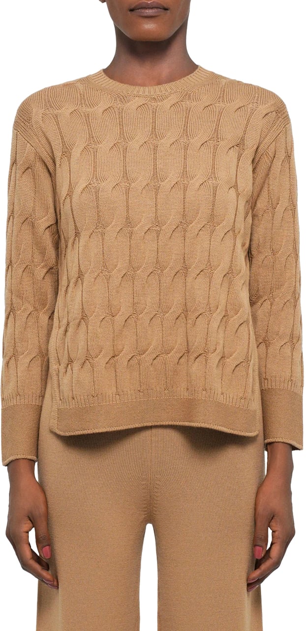 Max Mara Sweaters Camel Beige