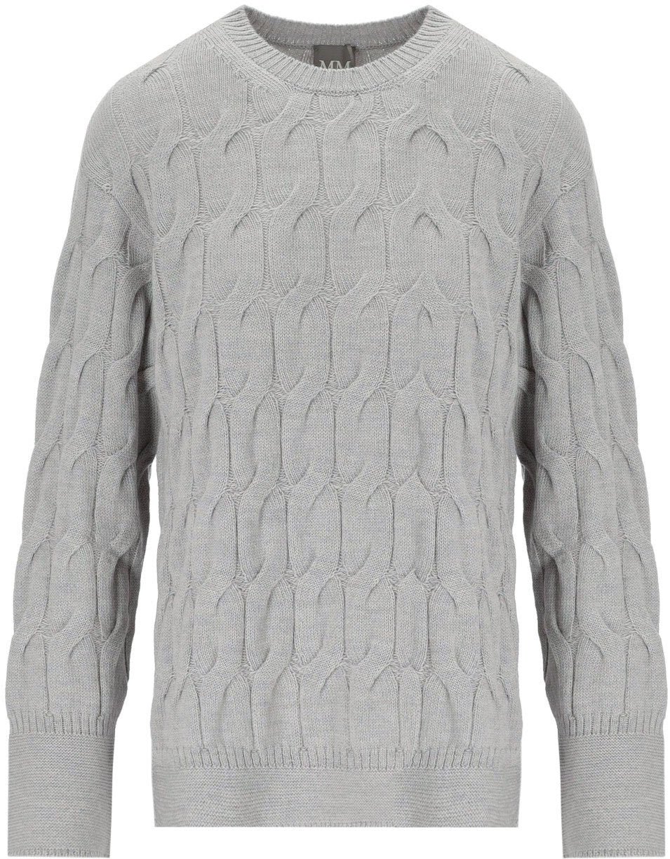 Max Mara MM MAX MARA QUID GREY CREWNECK JUMPER Grijs