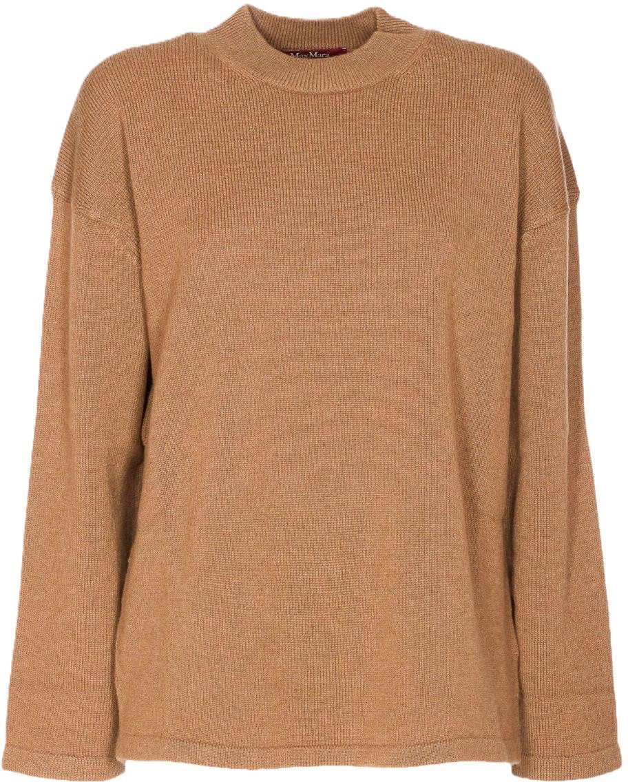 Max Mara Sweaters Camel Beige