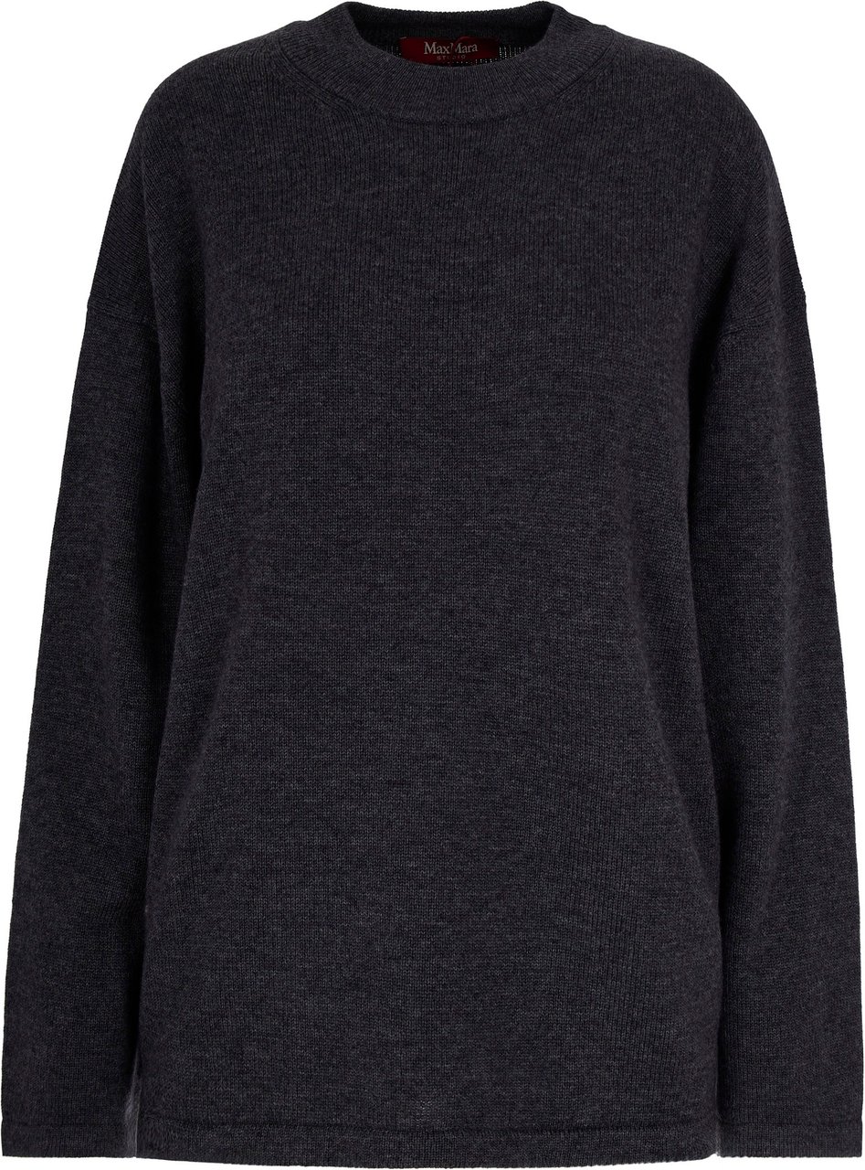 Max Mara Sweaters Anthracite Grijs