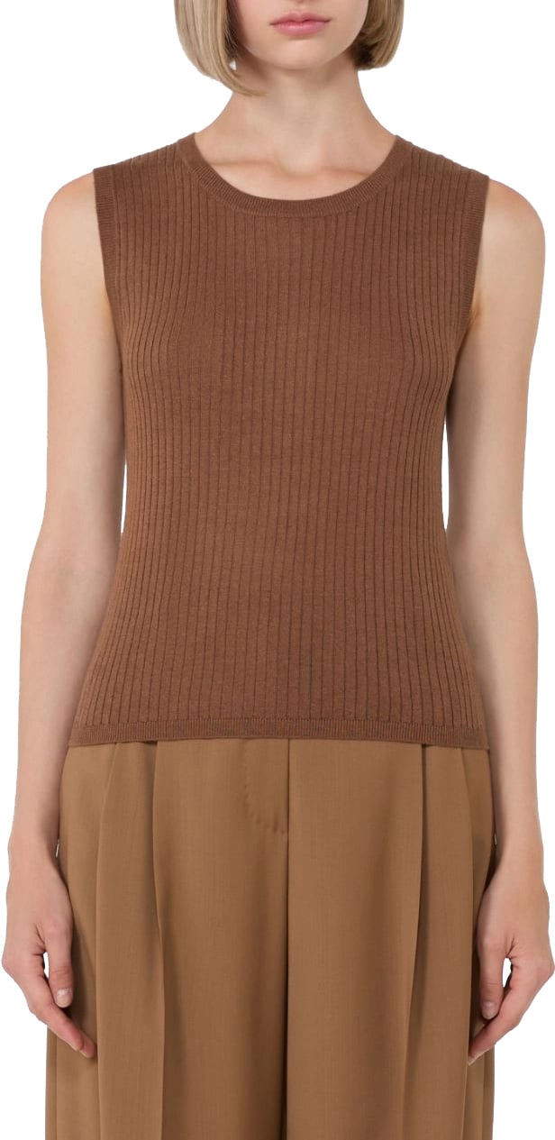 Max Mara Sweaters Beige Bruin