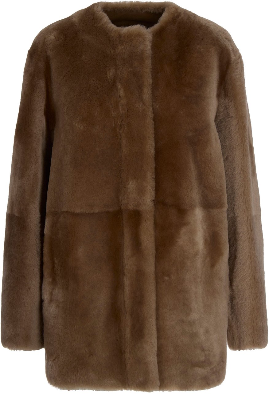 Max Mara Coats Camel Beige