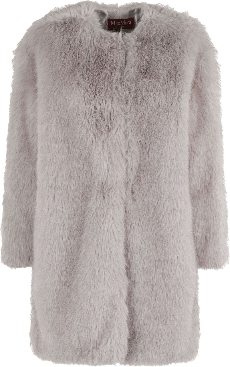 Max Mara Coats Grey Grijs
