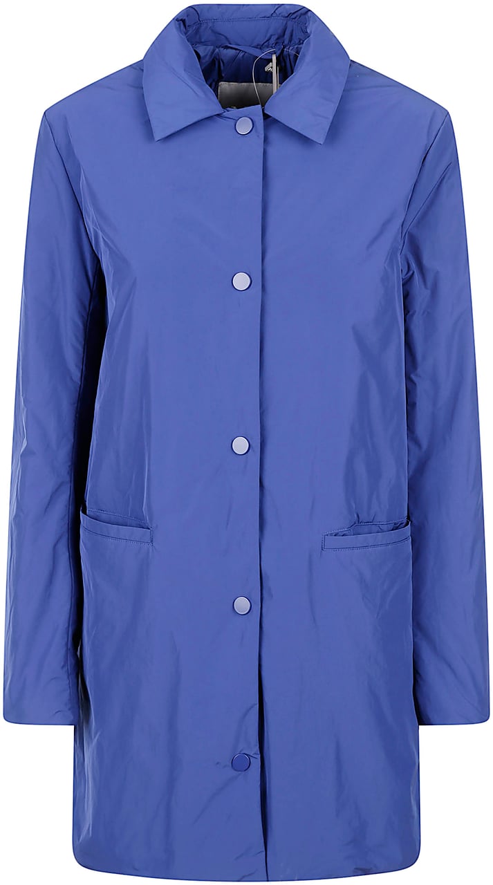 Max Mara Coats Blue Blauw