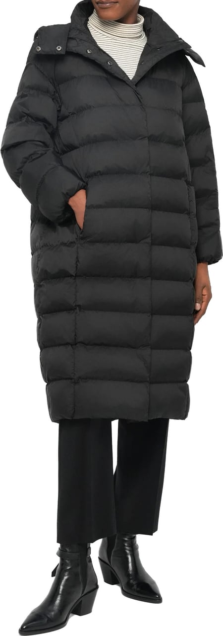Max Mara Coats Nero Zwart