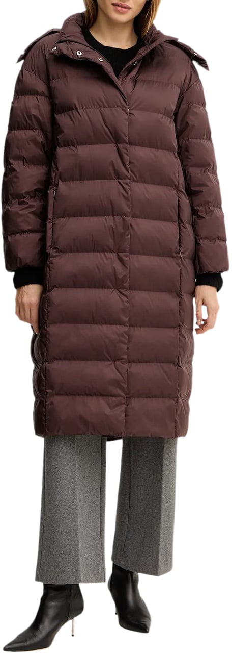 Max Mara Coats Bordeaux Maroon