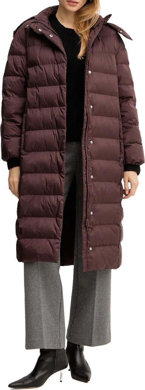 Max Mara Coats Bordeaux Maroon