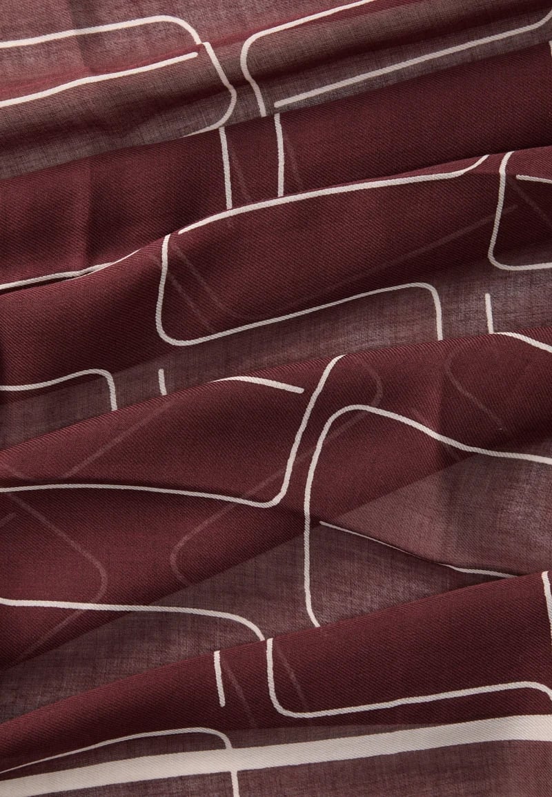 Max Mara Scarfs Bordeaux Rood