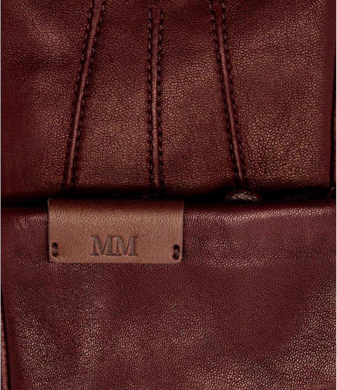 Max Mara Gloves Marrone Bordeaux Bruin