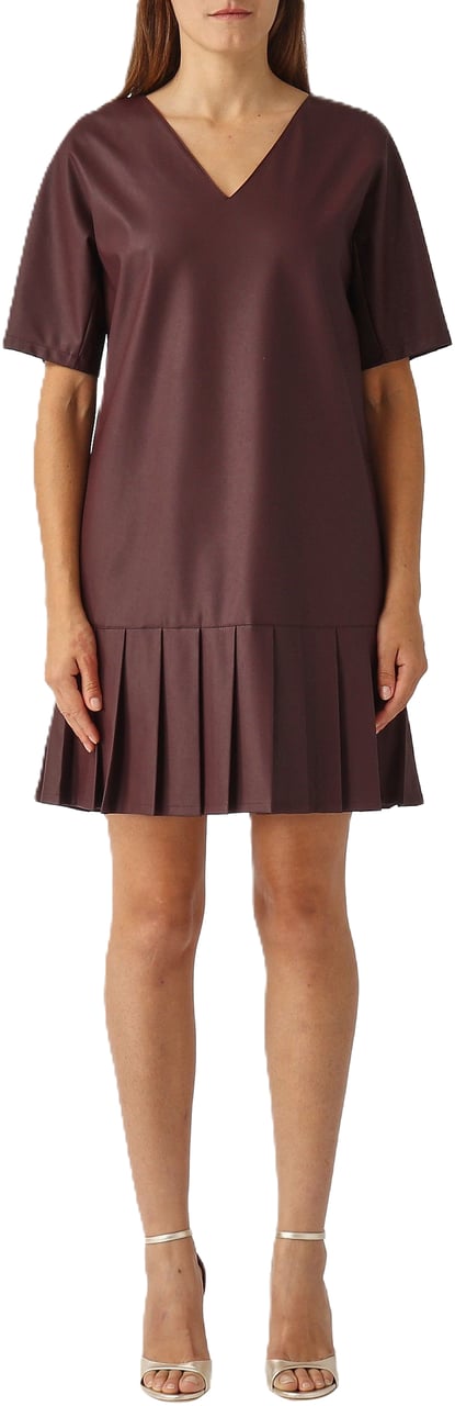 Max Mara Dresses Bordeaux Bruin