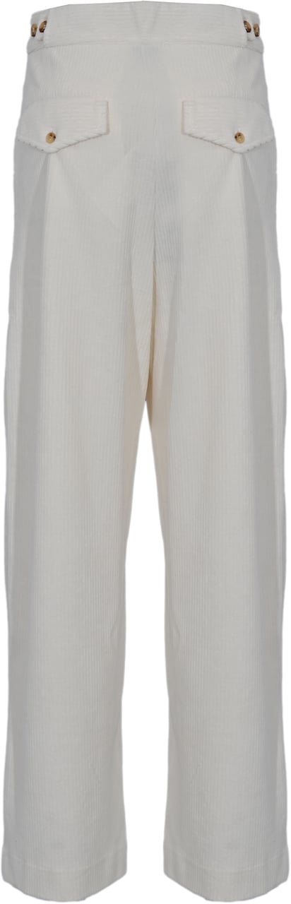 Max Mara Trousers Ivory Wit