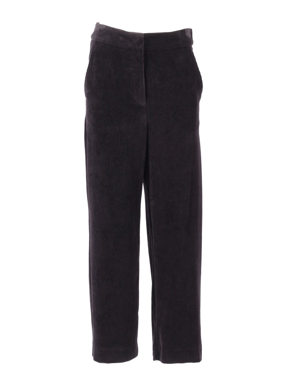 Max Mara Straight-Leg Jersey Pants With Clean Finish Zwart