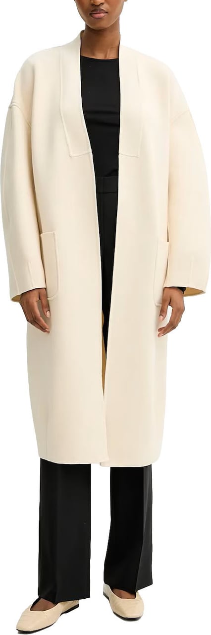 Max Mara Coats Avorio Wit