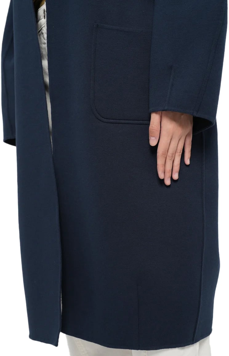 Max Mara Coats Blu Marino Blauw