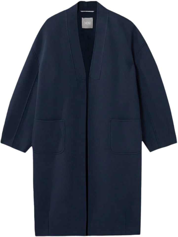 Max Mara Coats Blu Marino Blauw