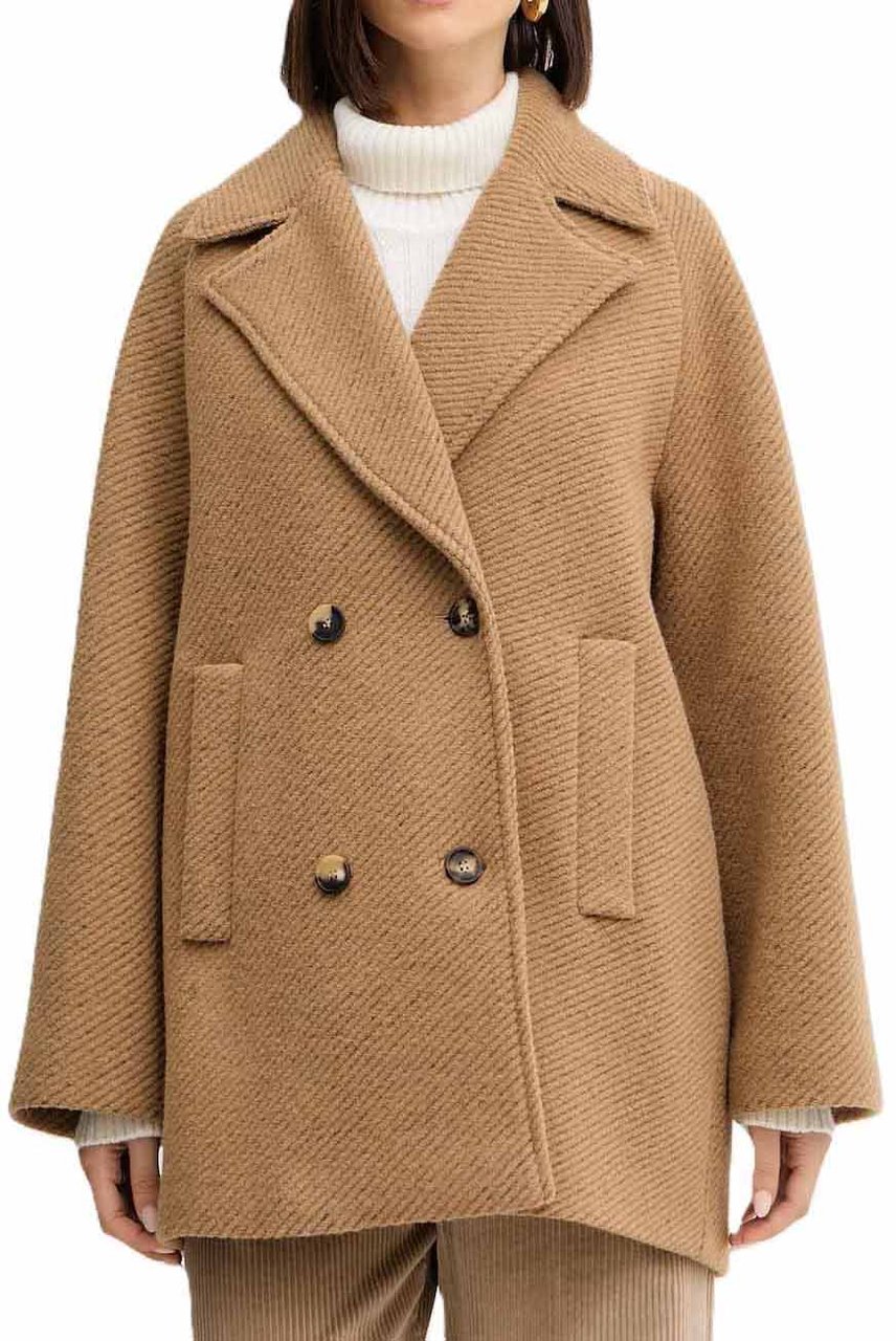 Max Mara Coats Cammello Beige