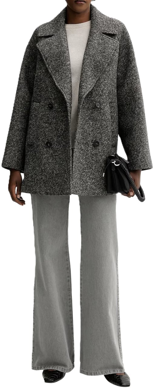 Max Mara Coats Grey Grijs