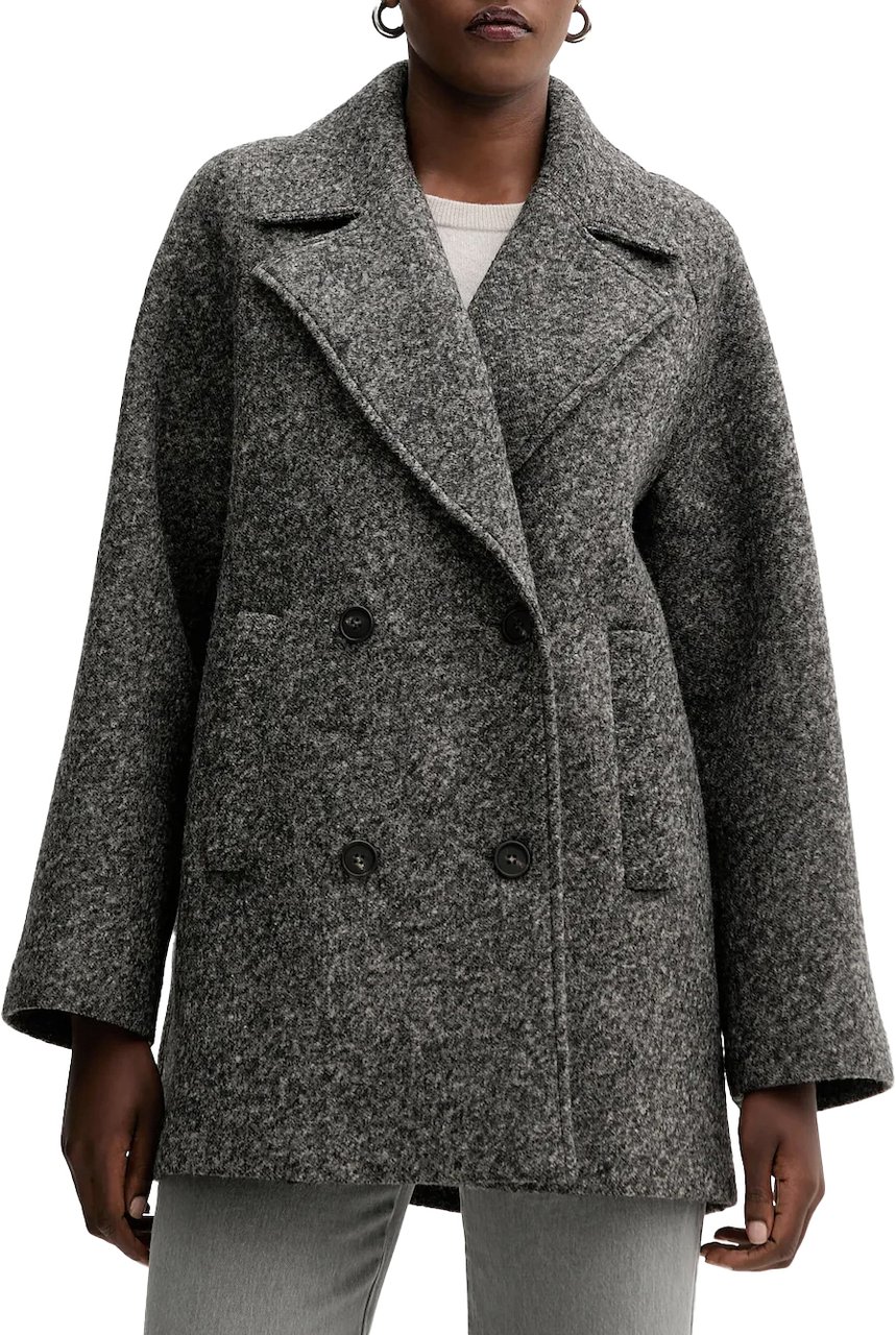 Max Mara Coats Grey Grijs