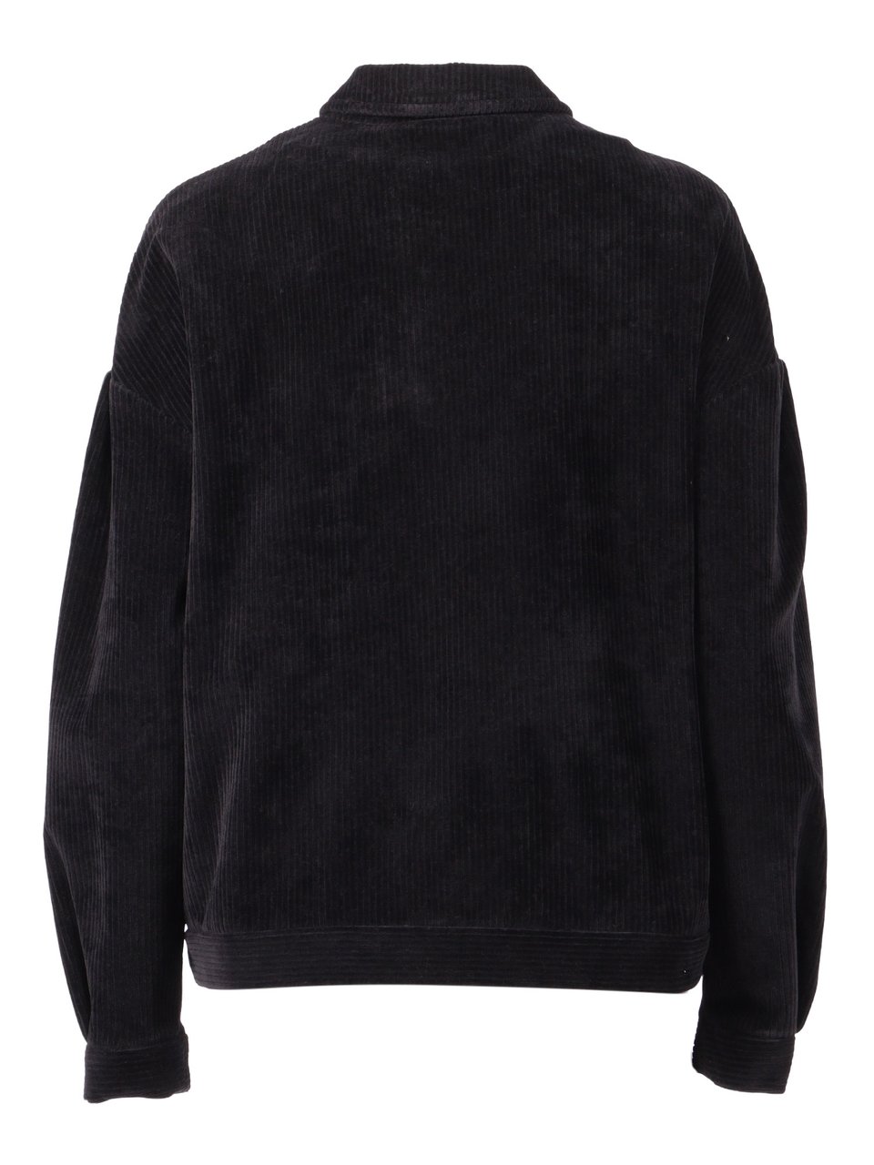 Max Mara Tailored Jersey Jacket With Classic Collar Zwart