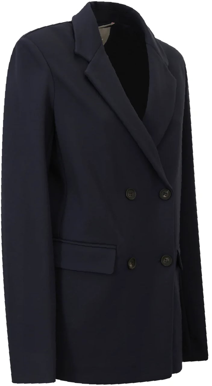 Max Mara Jackets Blu Marino Blauw
