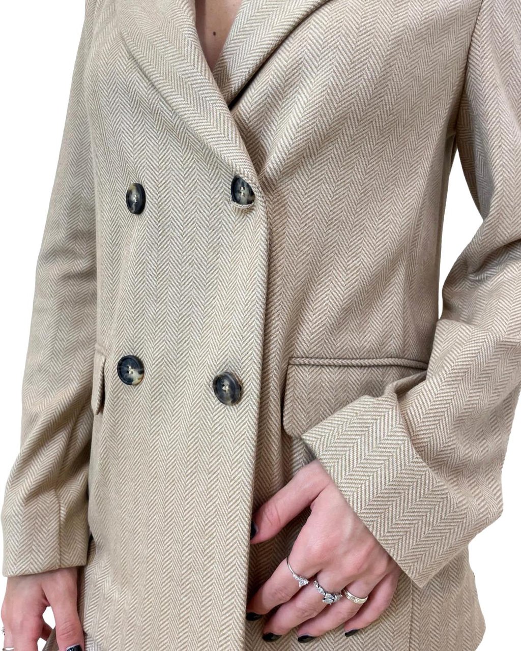 Max Mara Jackets Grigio Perla Beige
