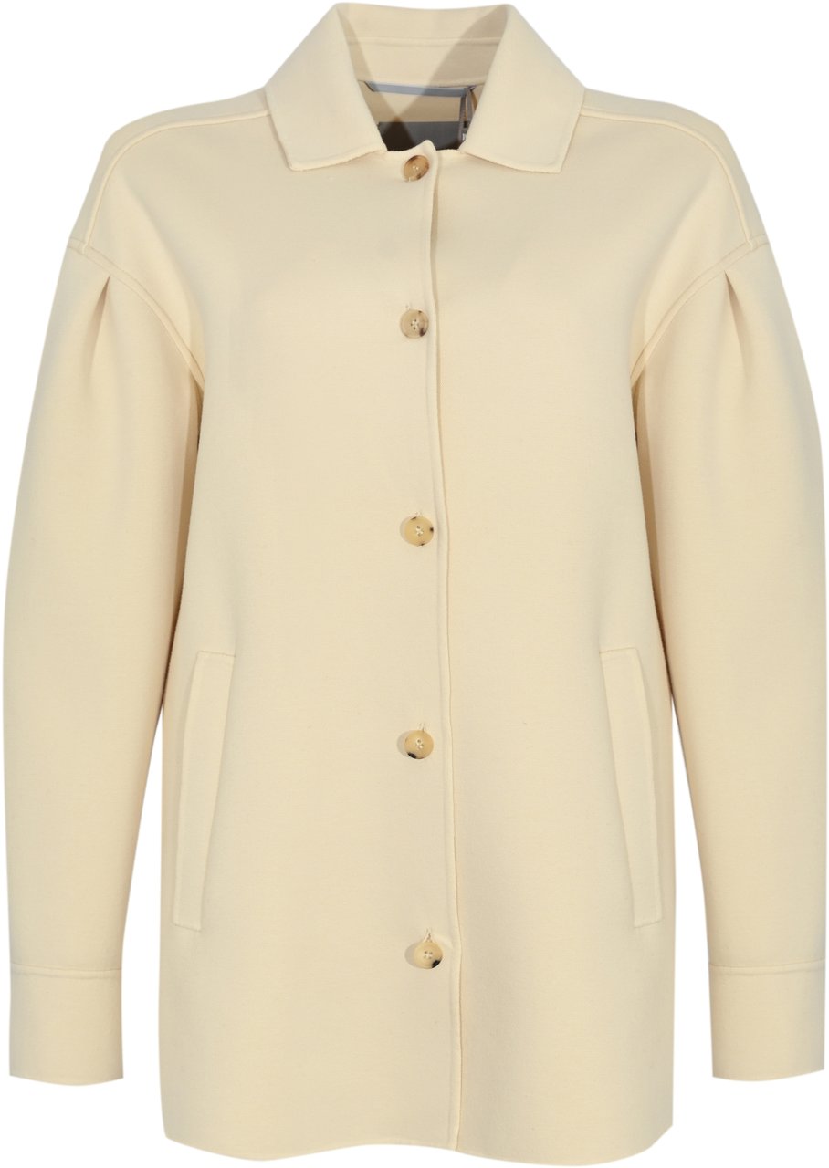 Max Mara Jackets Ivory Wit