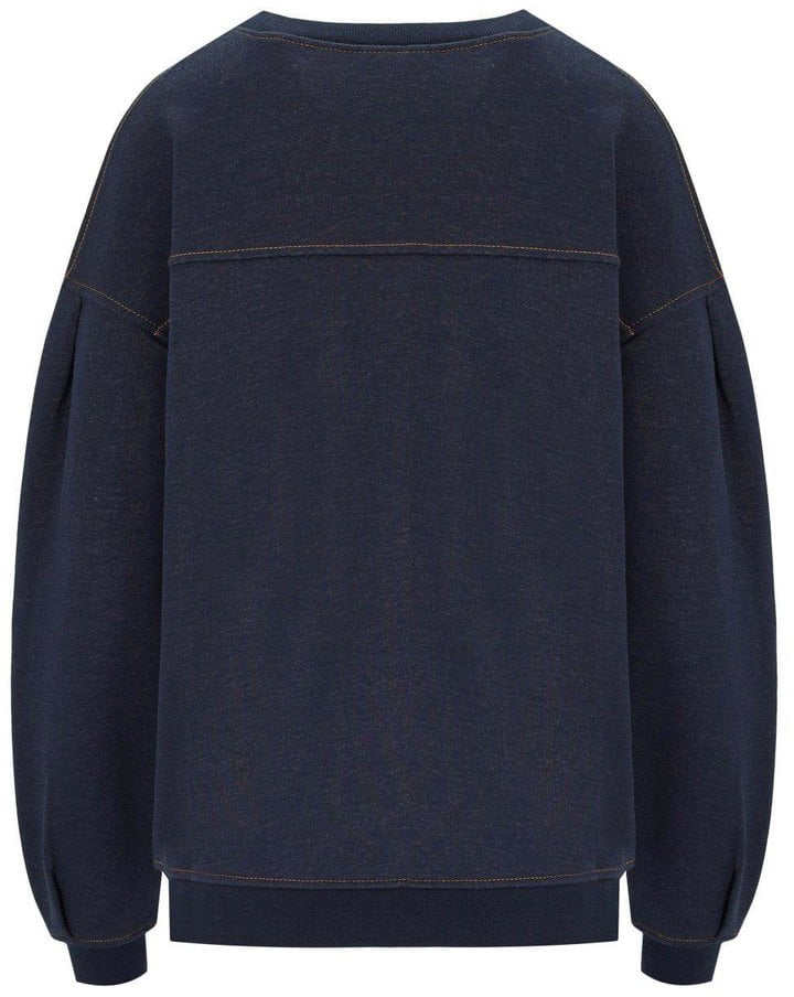 Max Mara Sweaters Blu Marino Blauw