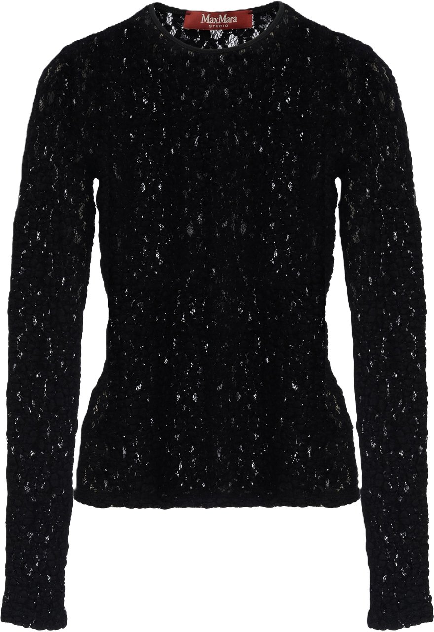 Max Mara Top Black Zwart