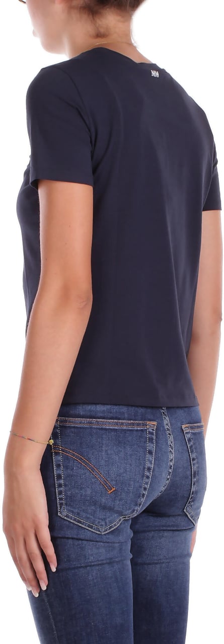 Max Mara T-Shirts And Polos Blue Blauw