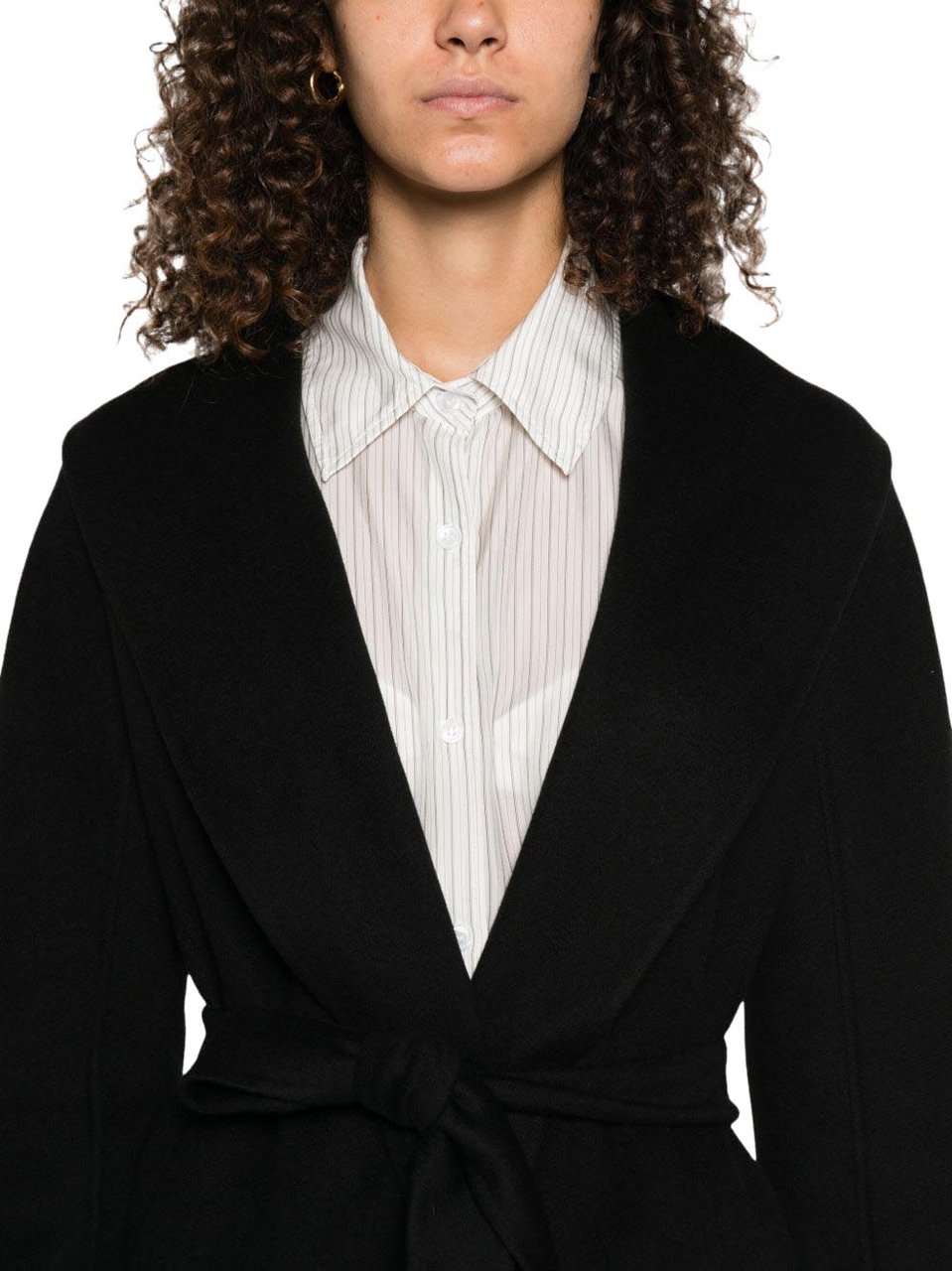 Max Mara Coats Black Zwart