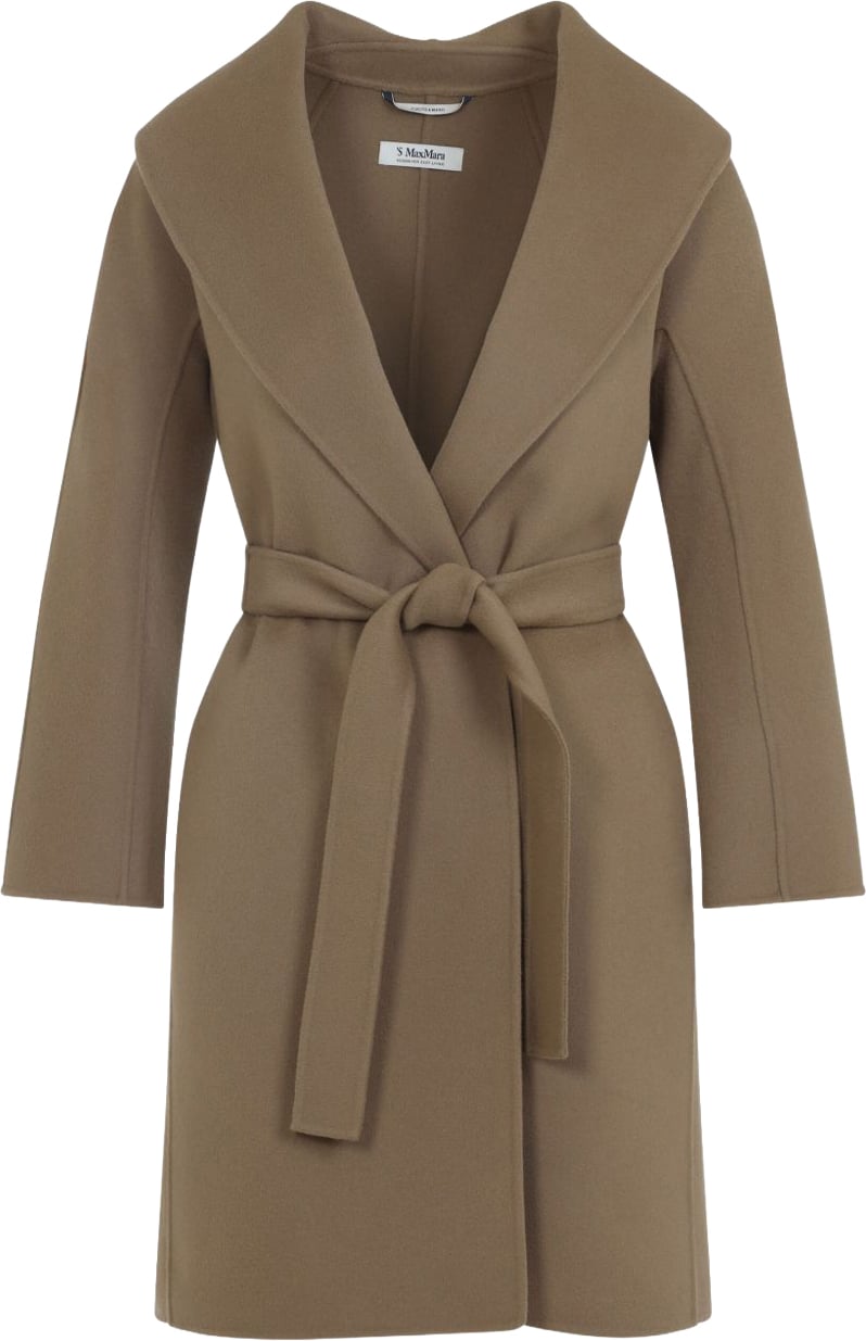 Max Mara Coats Marrone Beige