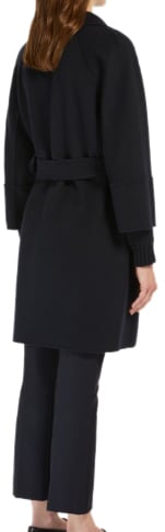Max Mara Coats Blue Blauw