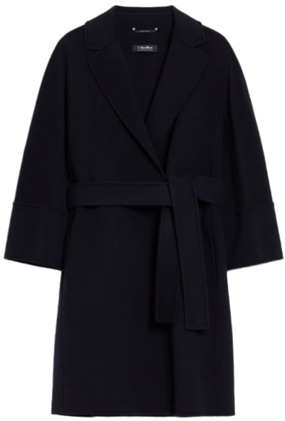 Max Mara Coats Blue Blauw