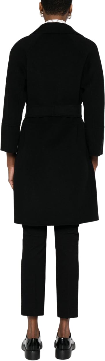 Max Mara Coats Nero Zwart