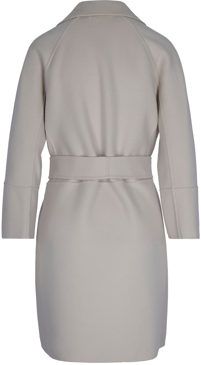 Max Mara 'S Max Mara Coats Bianco Avorio Wit