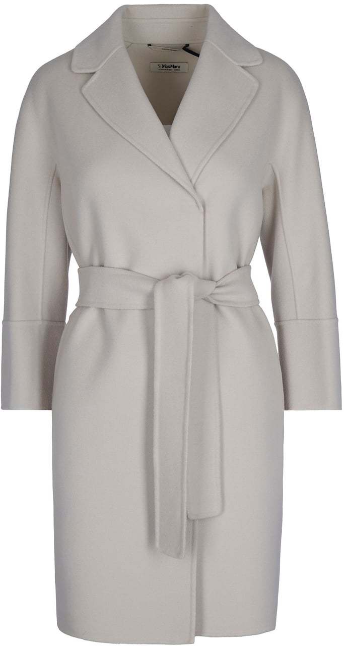 Max Mara 'S Max Mara Coats Bianco Avorio Wit