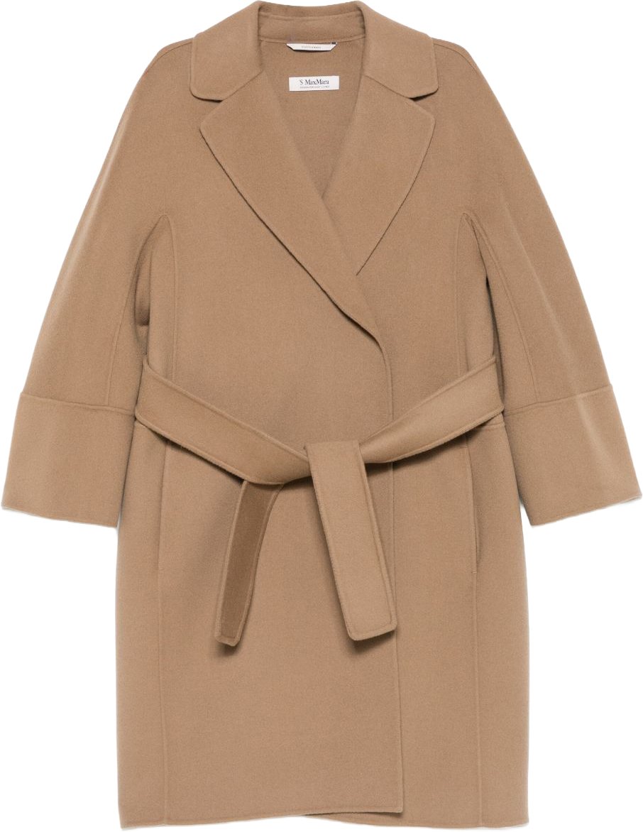 Max Mara Coats Marrone Beige
