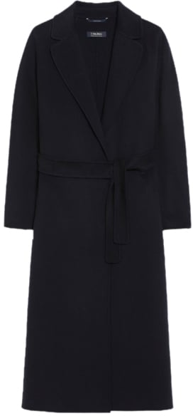 Max Mara Coats Blue Blauw