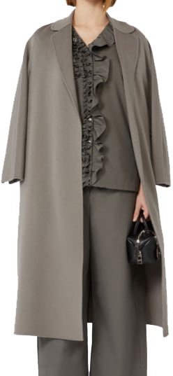 Max Mara Coats Grey Grijs