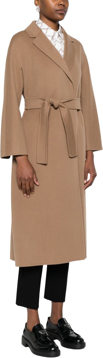 Max Mara Coats Marrone Beige