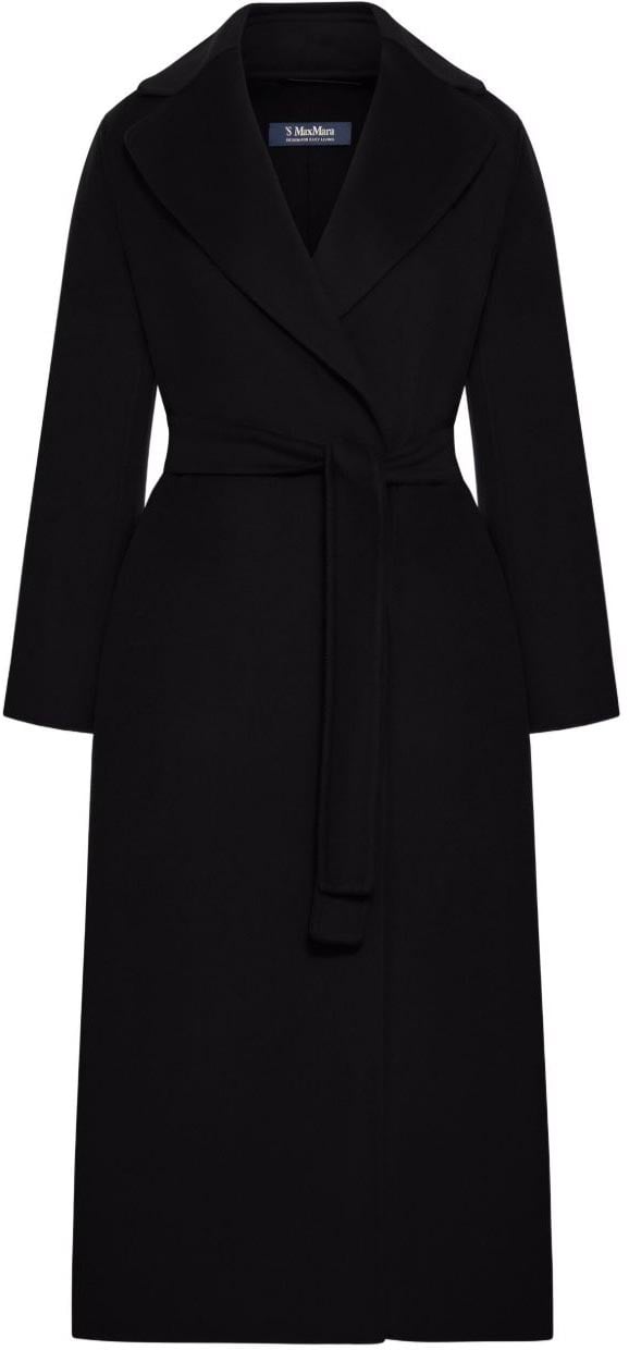 Max Mara Coats Black Zwart