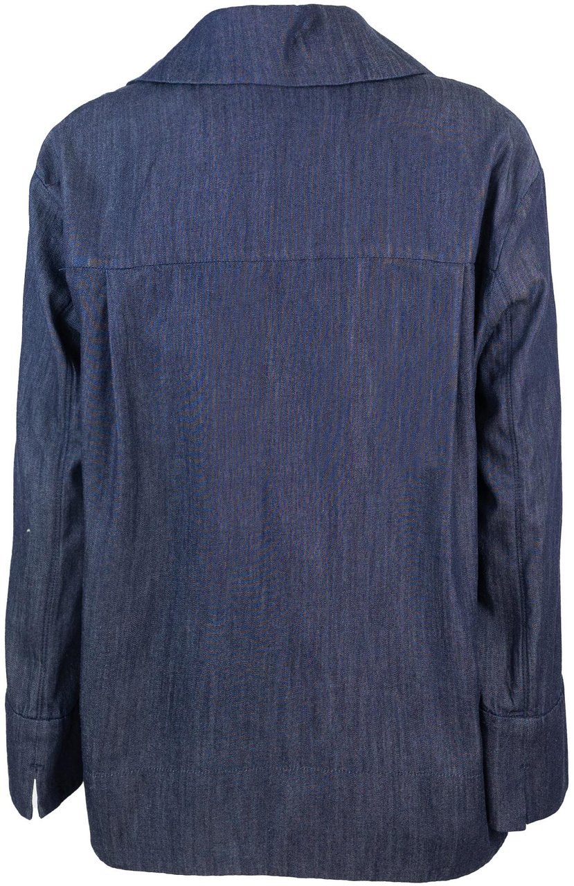 Max Mara Shirts Blue Blauw