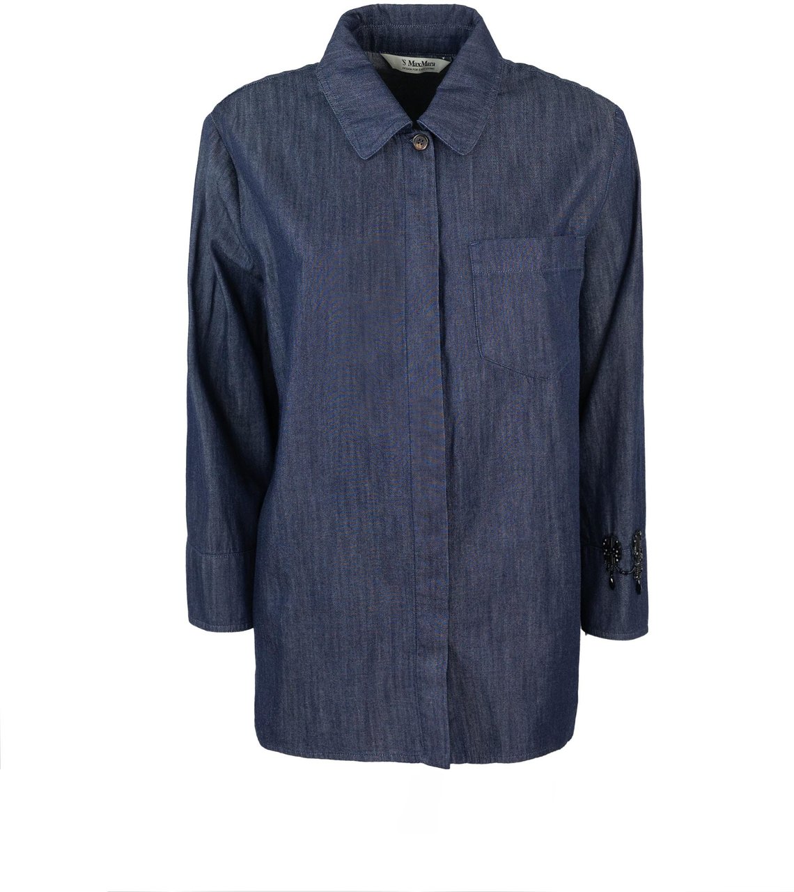 Max Mara Shirts Blue Blauw