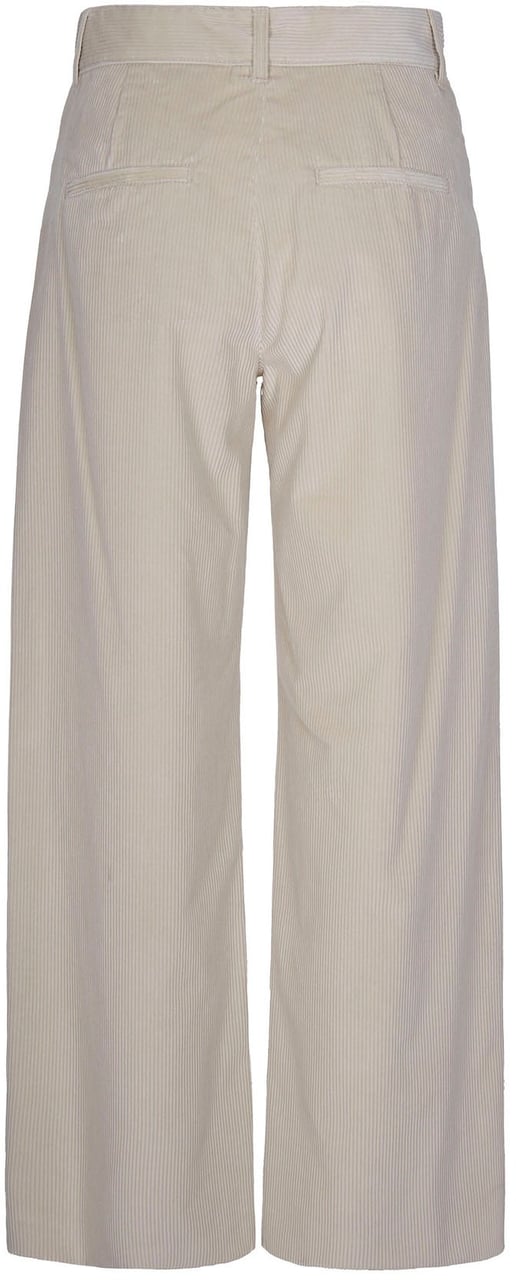 Max Mara 'S Max Mara Trousers Bianco Avorio Wit