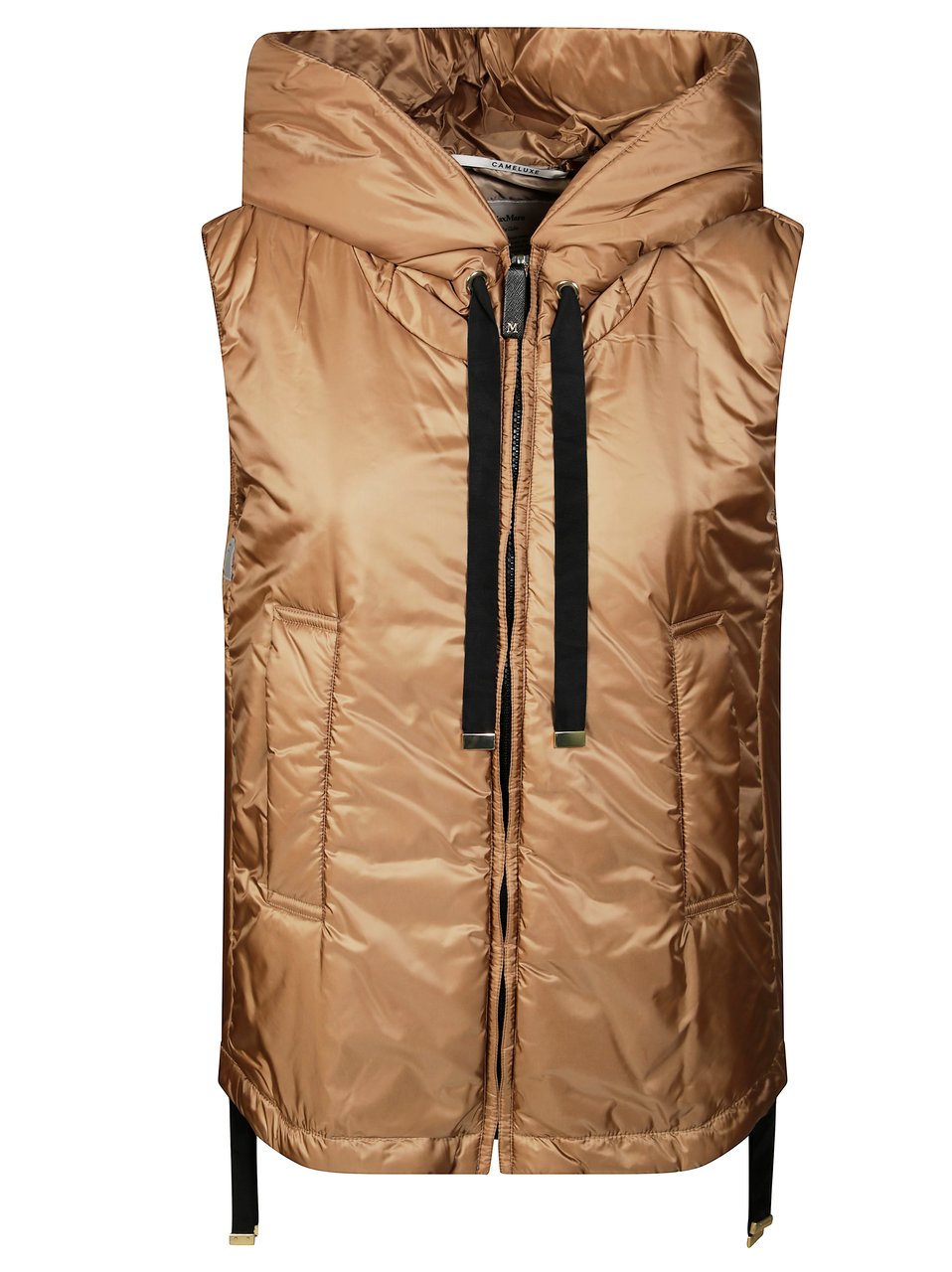 Max Mara Green Greengo Sleeveless Tailored Vest Bruin
