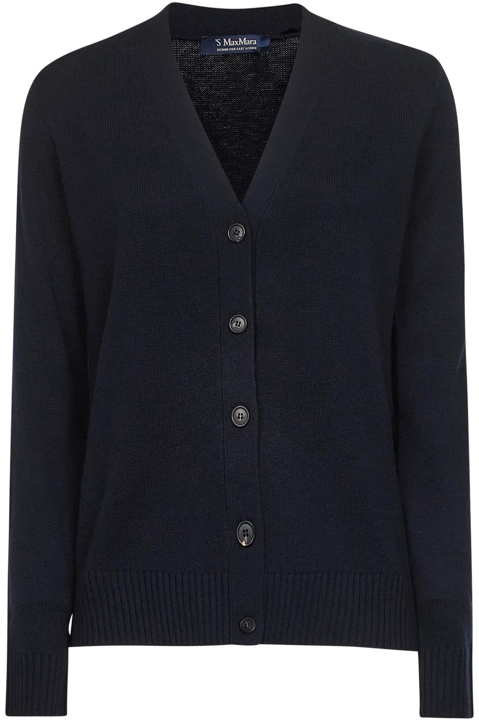 Max Mara Sweaters Blue Blauw