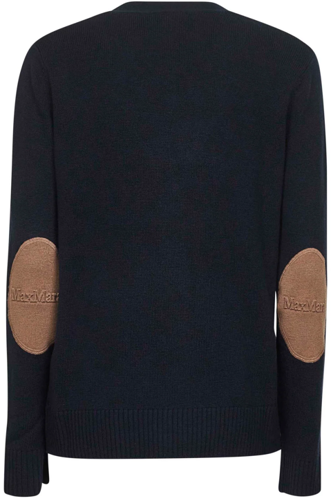 Max Mara Sweaters Blue Blauw