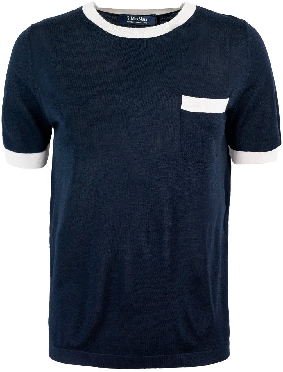 Max Mara 'S Max Mara T-Shirts And Polos Blu Marino Blauw