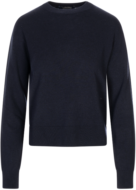 Max Mara Sweaters Blue Blauw