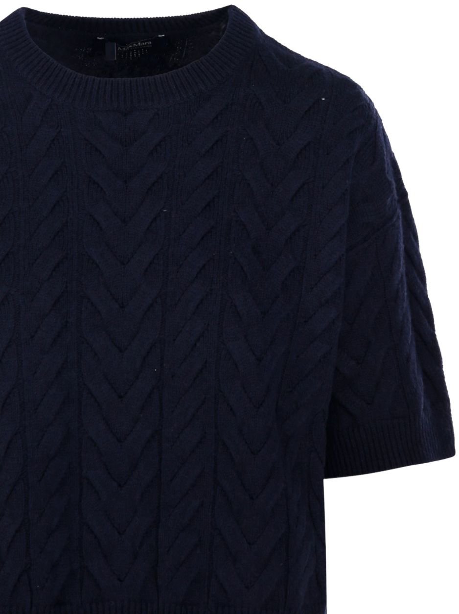 Max Mara Sweaters Blue Blauw